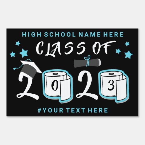 High School Class Graduate Sign