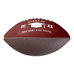 High School Class Graduation party football gift