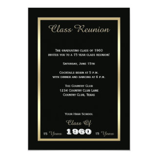reunion invitation cards