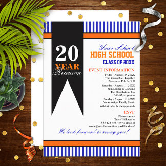 High School Class Reunion Invitation