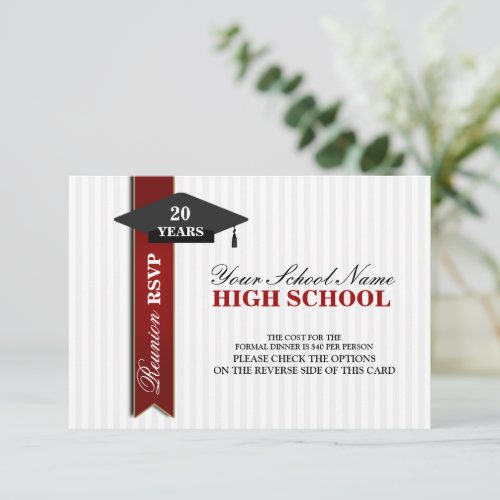 High School Class Reunion RSVP