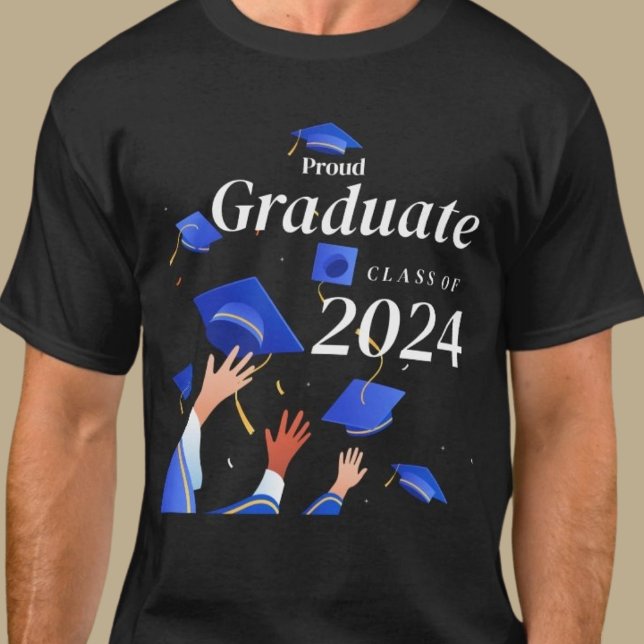 High School Collage University Custom Graduation T-Shirt (Creator Uploaded)