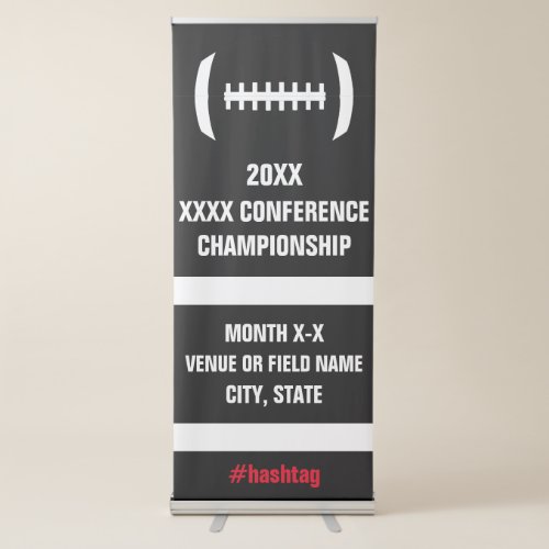High SchoolCollege Football PlayoffsTournament Retractable Banner