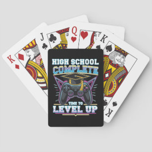 High School Complete Gamer Gaming Graduation Poker Cards