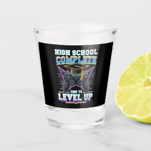 High School Complete Gamer Gaming Graduation Shot Glass