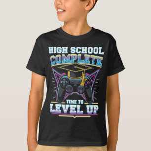 High School Complete Gamer Gaming Graduation T-Shirt