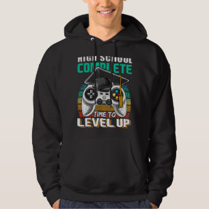 High School Complete Video Game Senior Graduation Hoodie