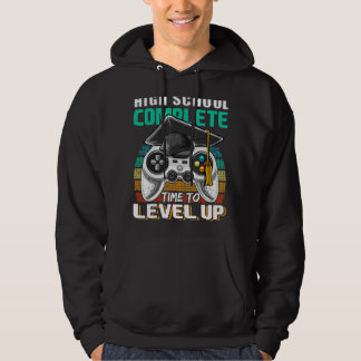 High School Complete Video Game Senior Graduation  Hoodie
