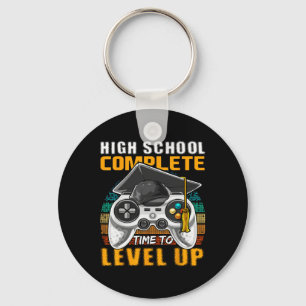 High School Complete Video Game Senior Graduation  Keychain