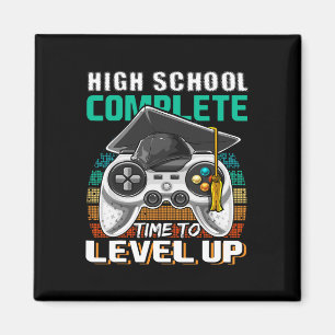 High School Complete Video Game Senior Graduation Magnet