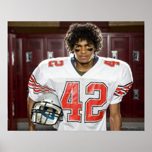 High School football player Poster