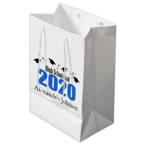 High School Grad 2020 Graduation Gift Bag Blue