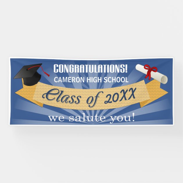 High School Grad Class Banner