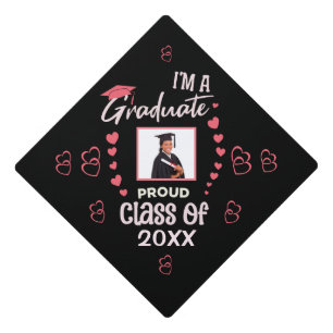 High School Graduate Photo Graduation Personalize Cap Topper