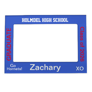 High School Graduate Royal Blue Magnetic Frame