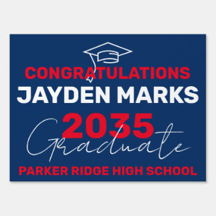 High School Graduate Yard Sign
