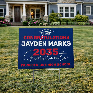 High School Graduate Yard Sign