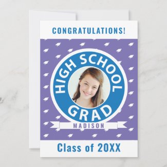 High School Graduation Add Photo Announcement
