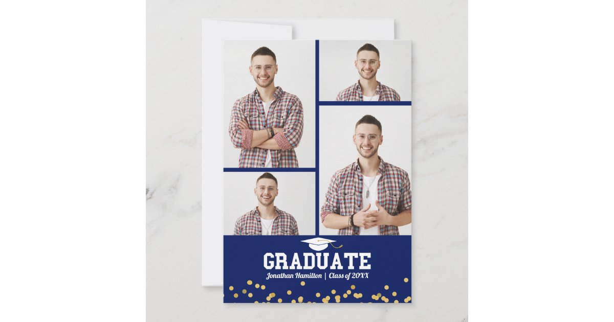 High School Graduation Announcement 4 Photo | Zazzle.com