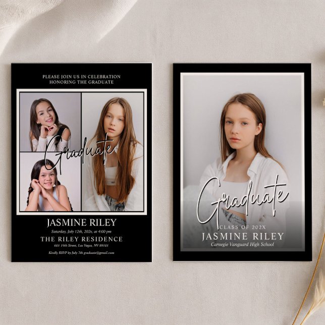 High School Graduation Announcement Cards (Creator Uploaded)