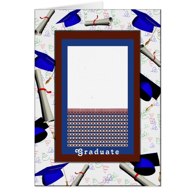 High School Graduation Announcement for Son (Front)