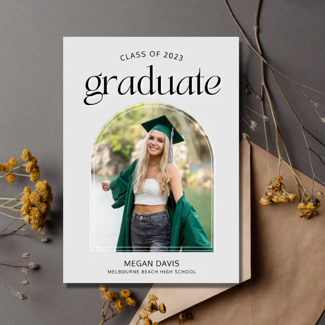 High School Graduation Announcement Party Invite 