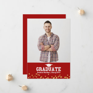 High School Graduation Announcement Photo