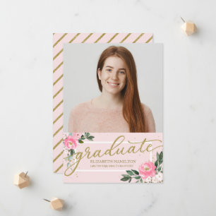High School Graduation Announcement Photo Card