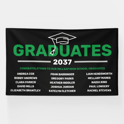 High School Graduation Banner