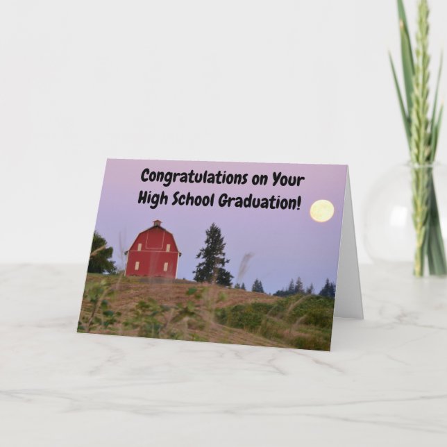 High School Graduation Card (Front)