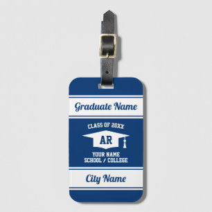 High School graduation class gift travel Luggage Tag