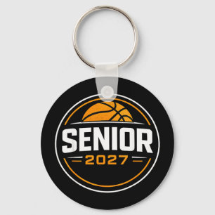 High school graduation class of 2027 senior 27 mom keychain