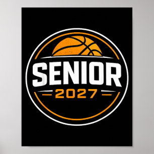 High school graduation class of 2027 senior 27 mom poster