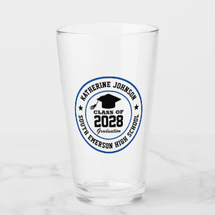 High School Graduation College Grad Class Of Glass