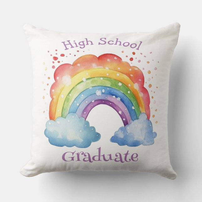 High School Graduation Gift Pillow (Front)