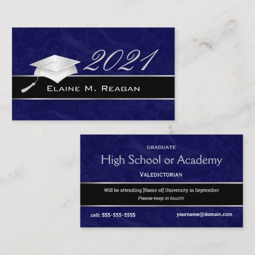 High School Graduation Name Cards - 2010 | Zazzle