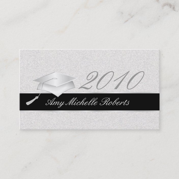 High School Graduation Name Cards 2010 Zazzle Com