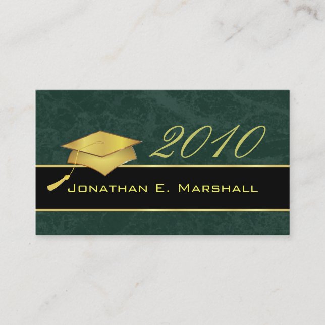 High School Graduation Name Cards - 2010 (Front)