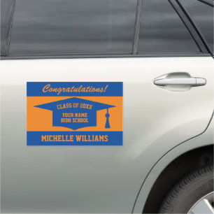High School Graduation party class of 2024 custom Car Magnet