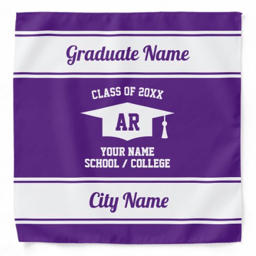 High School graduation party Class of 2024 senior Bandana