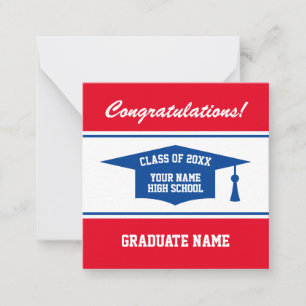 High School graduation party Class of 2025 custom Note Card