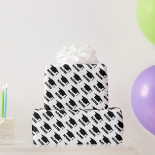 High School graduation party custom gift wrap roll