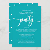 High School Graduation Party Invitations (Front/Back)