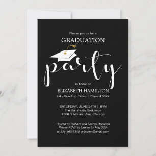 High School Graduation Party Invitations