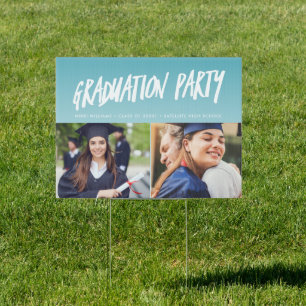 High School Graduation Party Photo  Sign