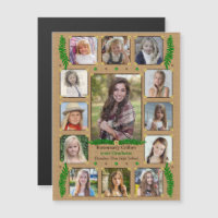 High School Graduation Photo Collage | Burlap Fern