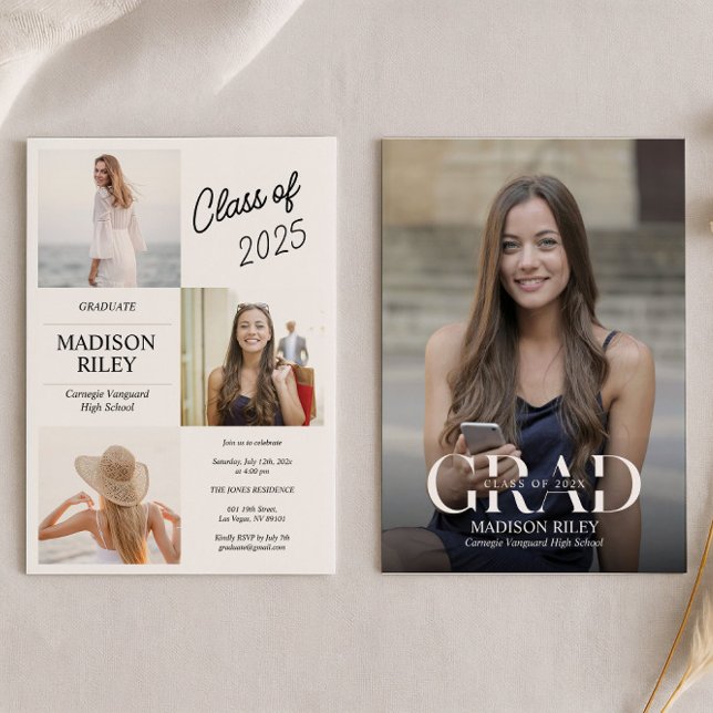 High School Graduation Photo Invitation (Creator Uploaded)