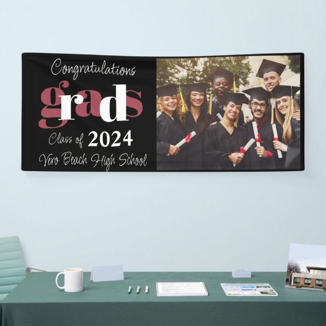 High School Graduation Photo Party  Banner (Tradeshow)