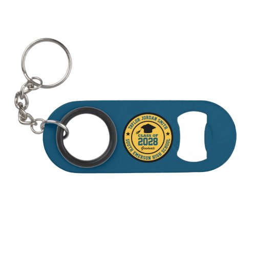 High School Graduation Senior Class College Grad Keychain Bottle Opener