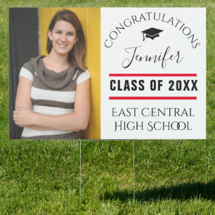 High School Graduation Yard Sign